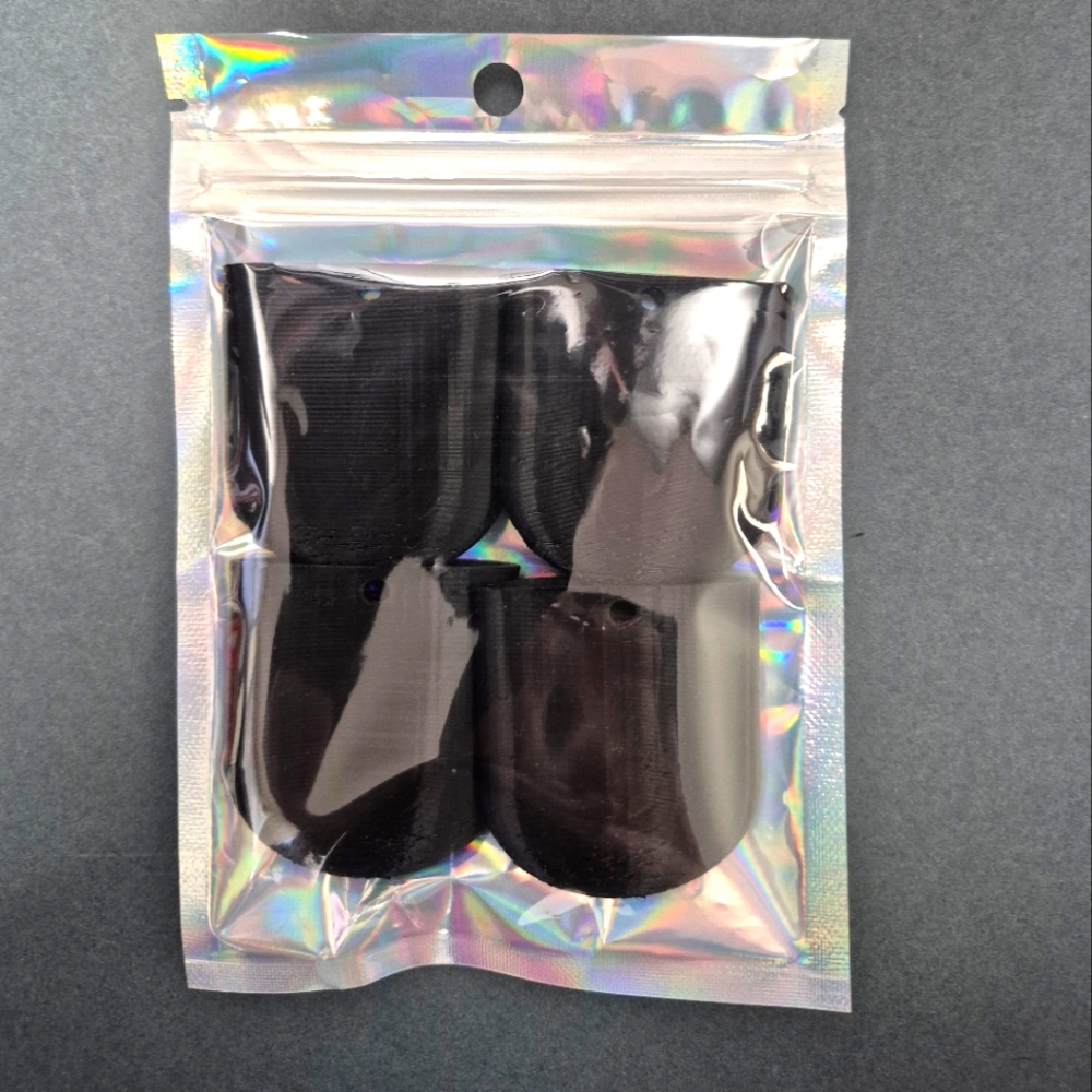 NEW Dog Tag(s) Silencer / Protector  Bags - Waterproof - Black - Quantity 4